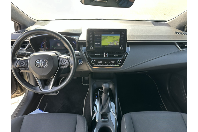 Rear view of 2019 Toyota Corolla rental option in Kaunas