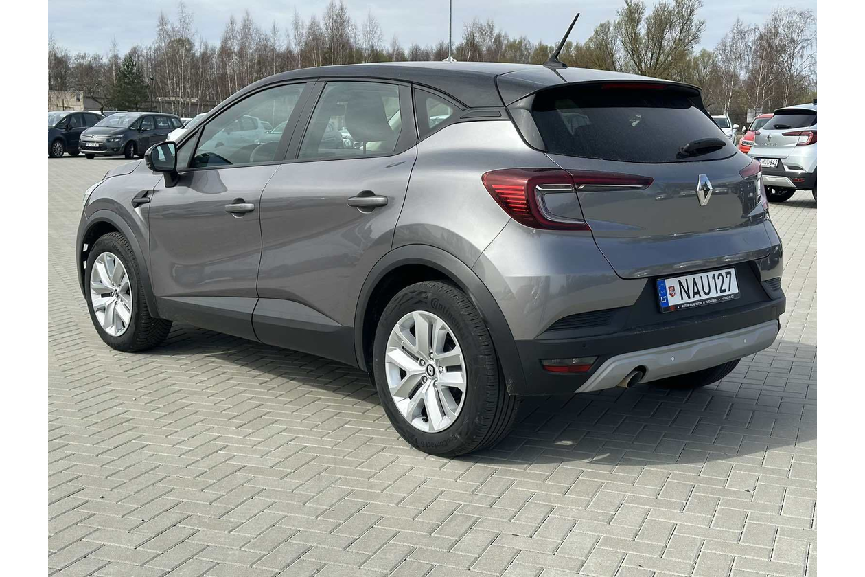 Renault Captur rental car interior dashboard view
